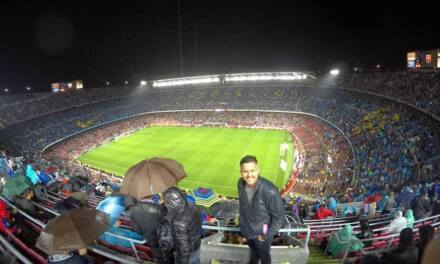 Pozdrav iz Barcelone stadion Camp Noa od Matka Dubravčića