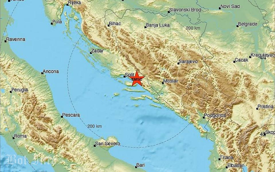 Jak potres zatresao srednju Dalmaciju!