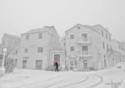 [FOTO] Galerija: Snijeg u Bolu 2018.