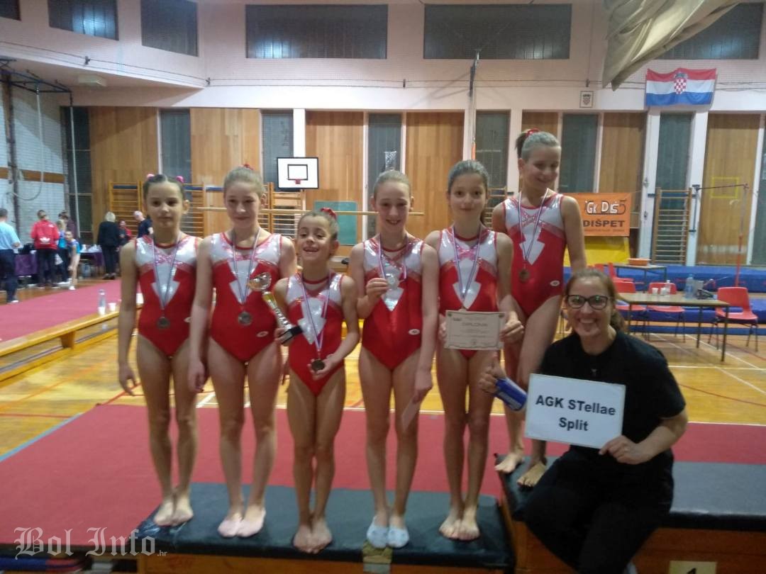 Mlada bolska gimnastičarka Eva Jakšić uspješna na natjecanju u Šibeniku