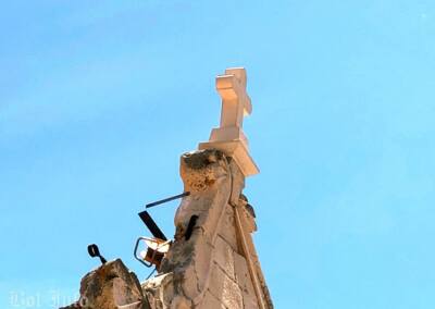 Nezgoda pri radu na zvonima Župne crkve - skoro pao križ