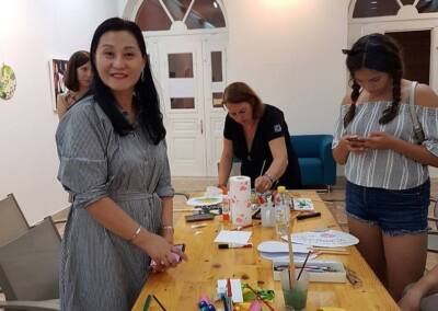 Slikarica Jinny Suh održala radionicu korejske umjetnosti u Domu kulture