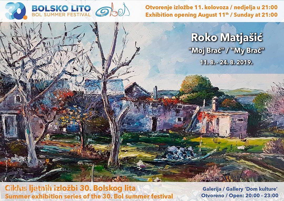 Izložba Roka Matjašića otvara se u galeriji Doma kulture u nedjelju 11. kolovoza