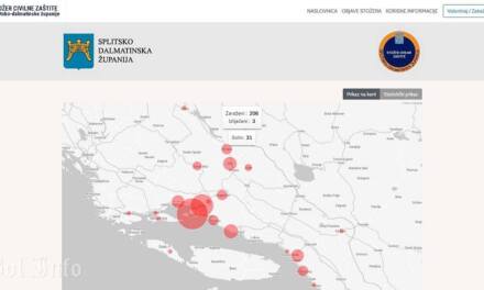 Splitsko-dalmatinski Stožer civilne zaštite pokrenuo web stranicu na kojoj možete pratiti najnovije podatke o pandemiji koronavirusa