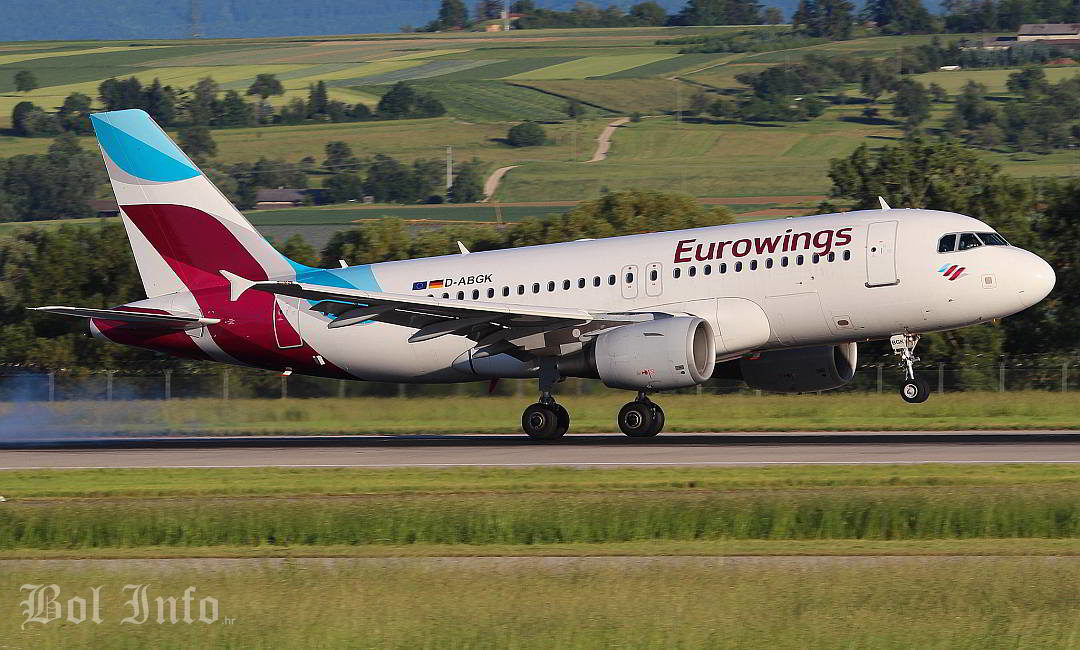 Eurowings najavljuje nove avio linije prema Hrvatskoj