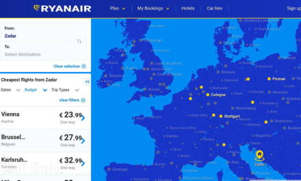 Ryanair reducirao linije prema Hrvatskoj