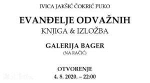 Promocija knjige i otvaranje izložbe "Evanđelje odvažnih" Ivice Jakšića Čokrića Pukota