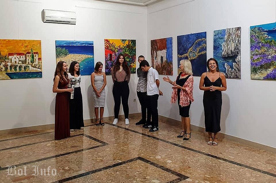 U Domu kulture otvorena nova izložba  – Lili Gluić –  Ljeto za pamćenje