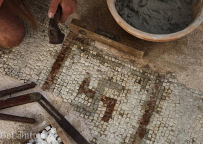 Terra Croatica – Bročko blogo: 22. scena – Ranokršćanski mozaici u bazilici Sanctus Petrus