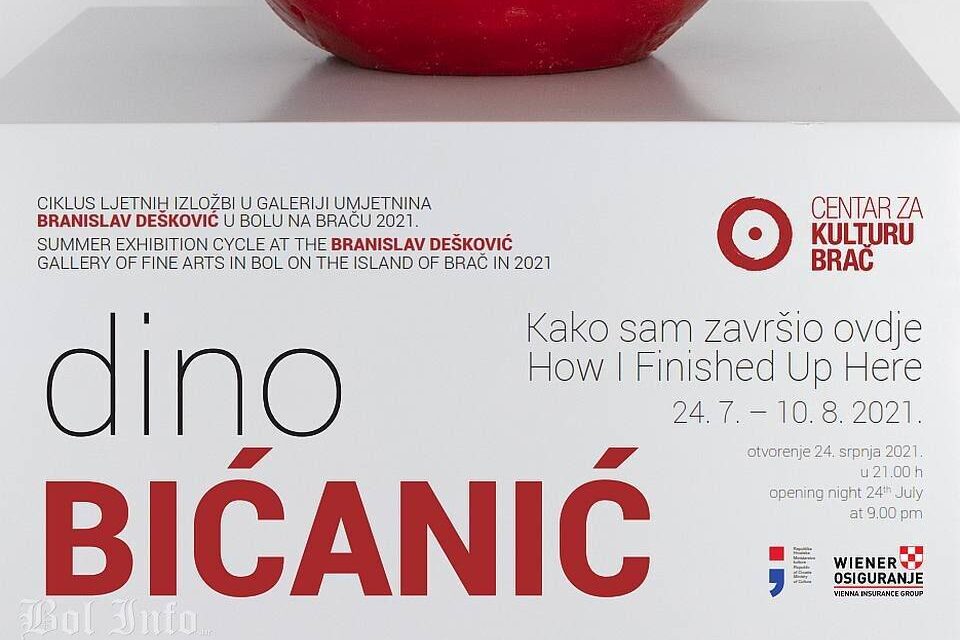 Otvorenje izložbe Dina Bićanića u Galeriji “Branislav Dešković”